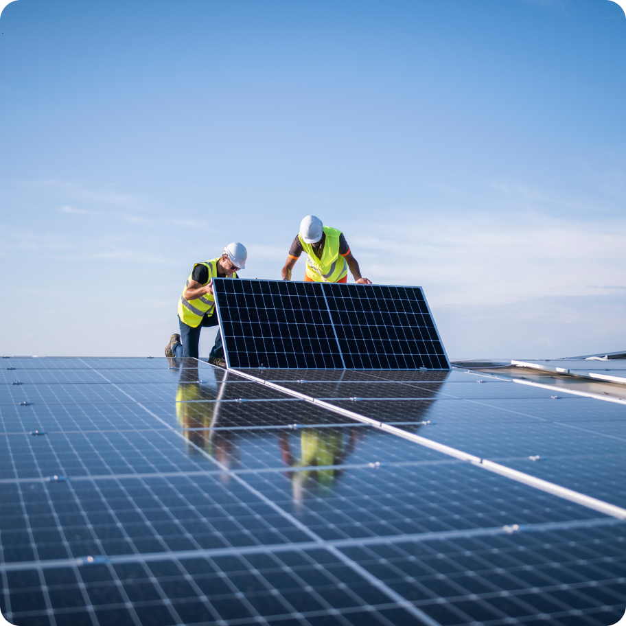 Solar panel installation